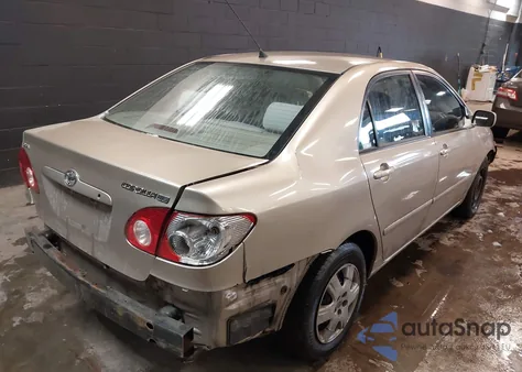 2004 Toyota Corolla Le из США, поврежденный, VIN 2T1BR32E14C262727